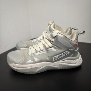 Moolah Triple Double Glitch Mode Women's Basketball Shoes Silver‎ Size 8 Lace Up